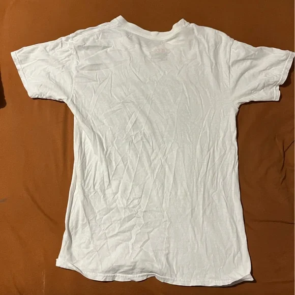 THE CRAMPS band white t shirt. LIGHT wear/tear. Women’s small/medium. - Picture 2 of 2